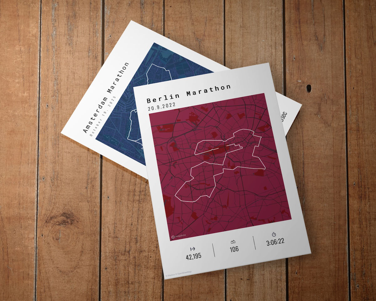 Marathon Poster Mockup Frankfurt