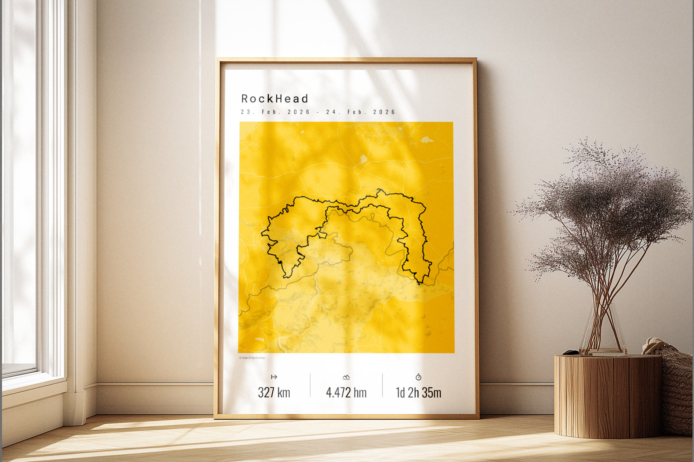 Gravel Poster an der Wand